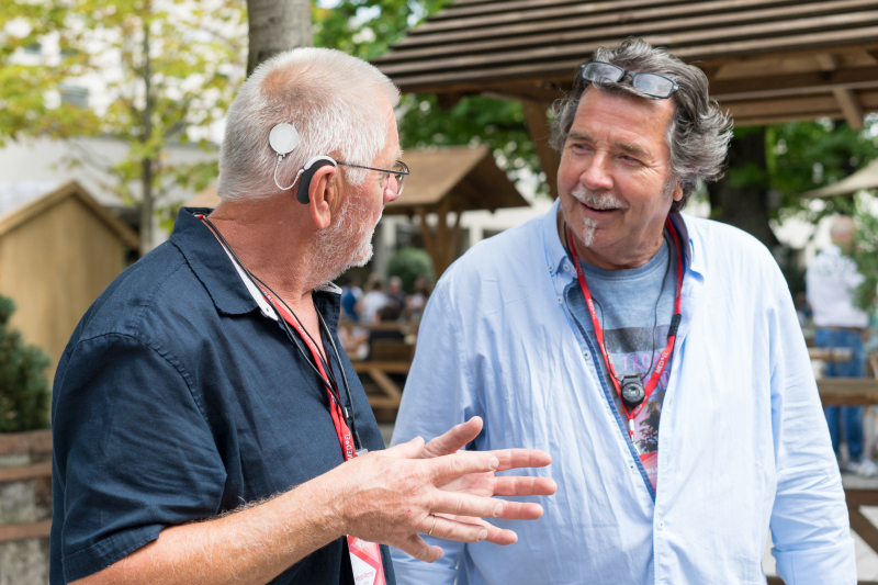 Horst-Werner und Gerhard im Gespräch