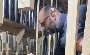 Markus Zoitl bei der Arbeit